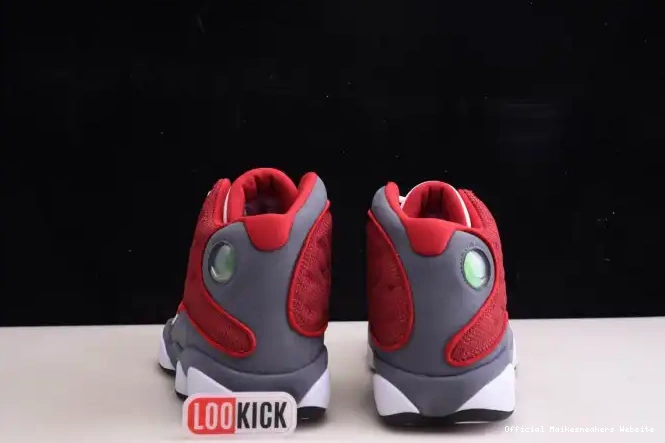 Official Maikesneakers Gym 13 Retro Jordan Flint Air 414571-600 Grey Red 0527
